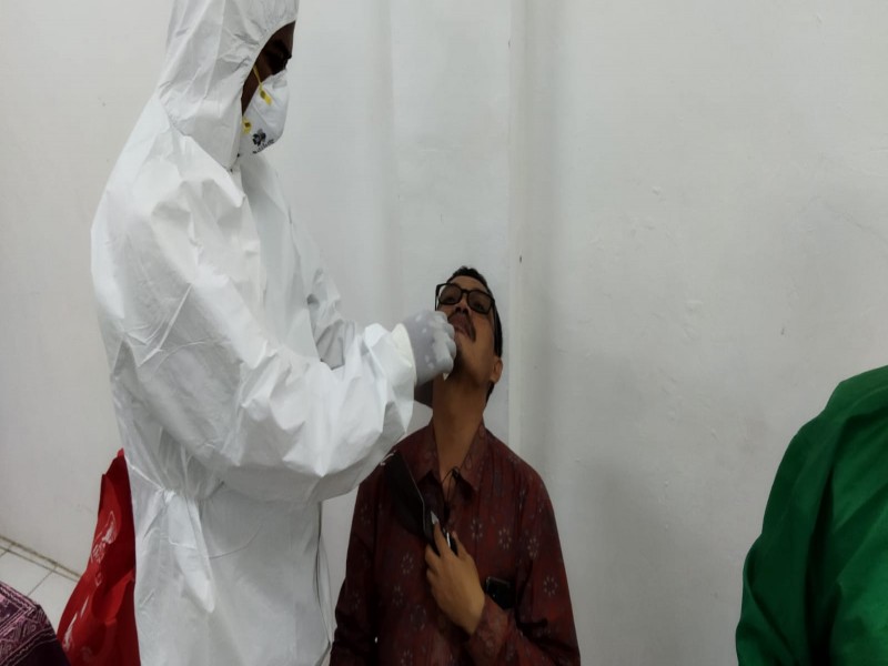Foto Swab Antigen SMK Muhammadiyah 3 Tangerang Selatan