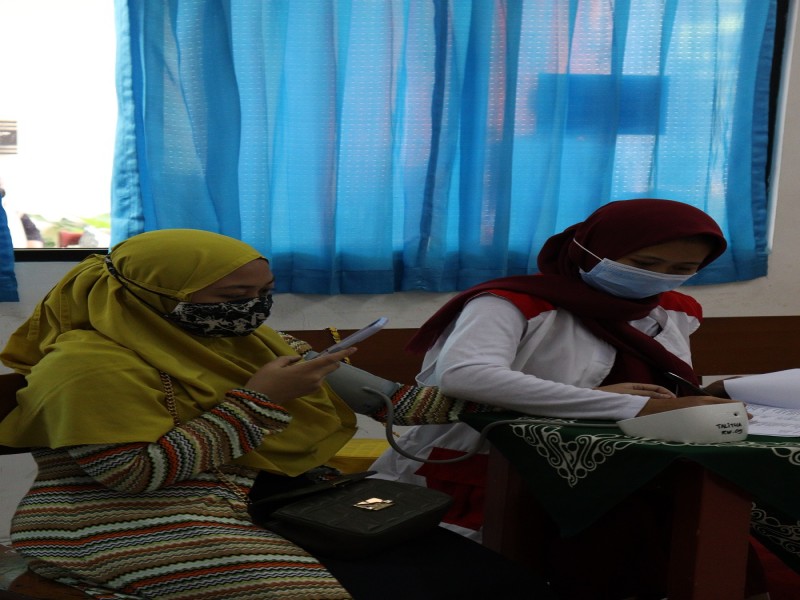 Foto Kegiatan Vaksin Covid-19 SMK Muhammadiyah 3 Tangerang Selatan