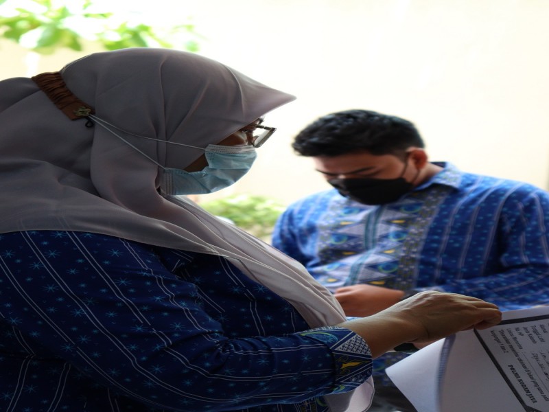 Foto Kegiatan Vaksin Covid-19 SMK Muhammadiyah 3 Tangerang Selatan