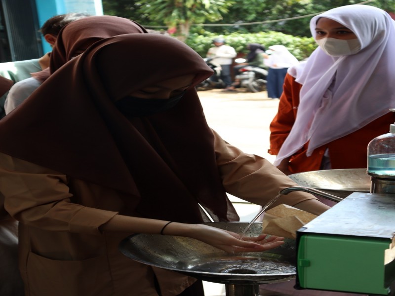Foto Kegiatan Vaksin Covid-19 SMK Muhammadiyah 3 Tangerang Selatan