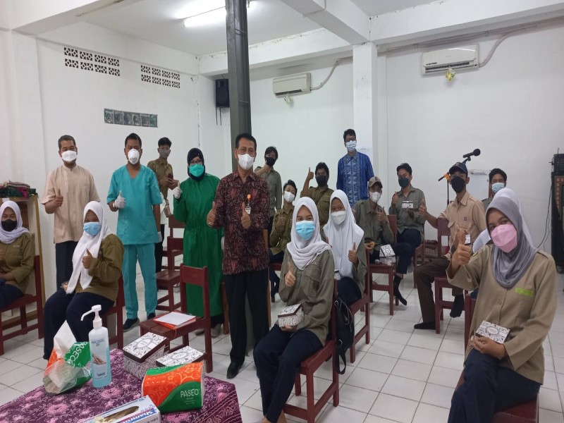 Foto Swab Antigen SMK Muhammadiyah 3 Tangerang Selatan